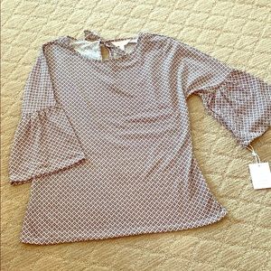 Lauren Conrad bell sleeve top